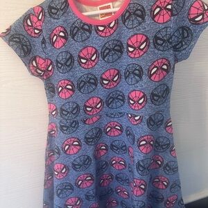 Marvel Comics Pink and Gray Graphic Tee